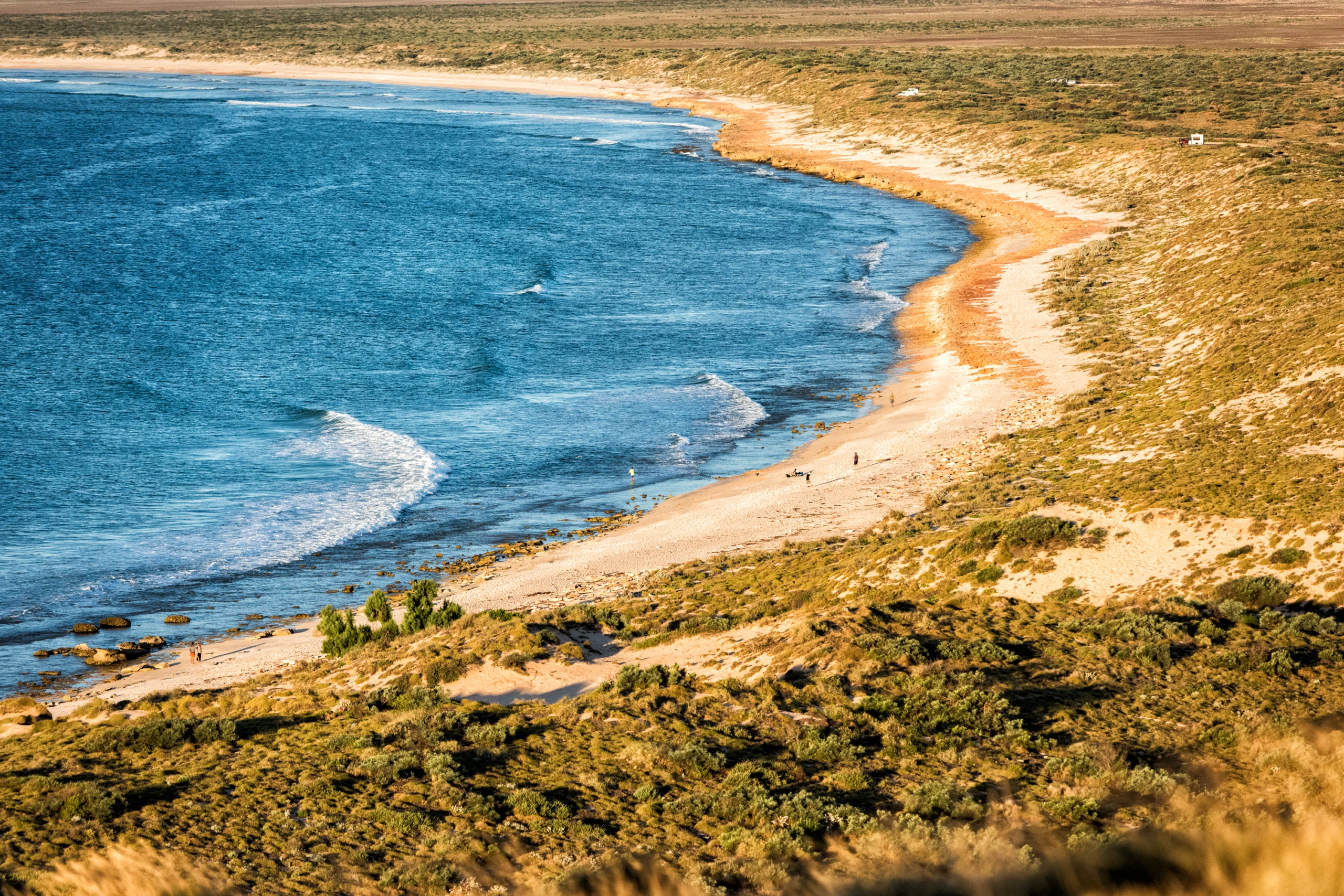 Ningaloo west australia paradise beach turqoise crystal water.