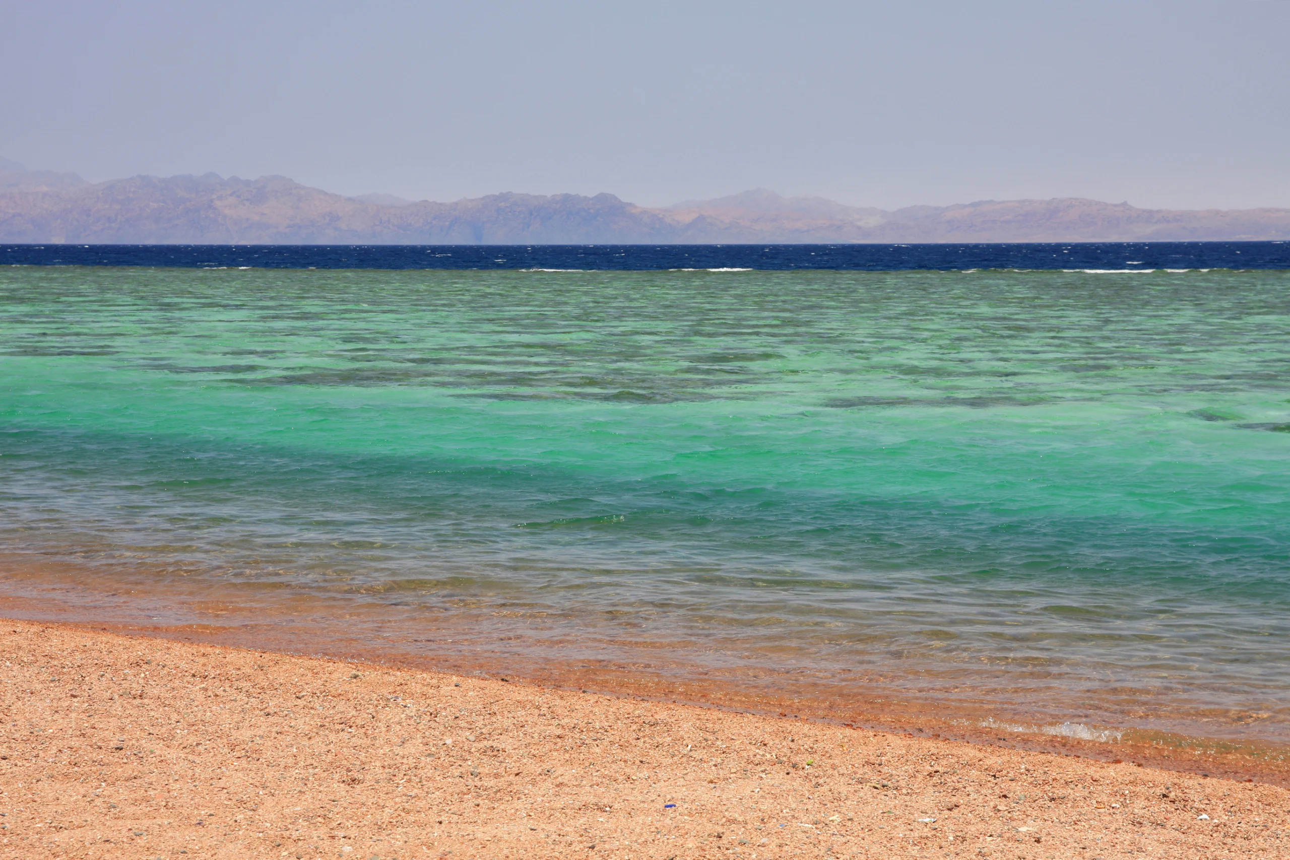 Aqaba gulf between Egypt and Saudi Arabia