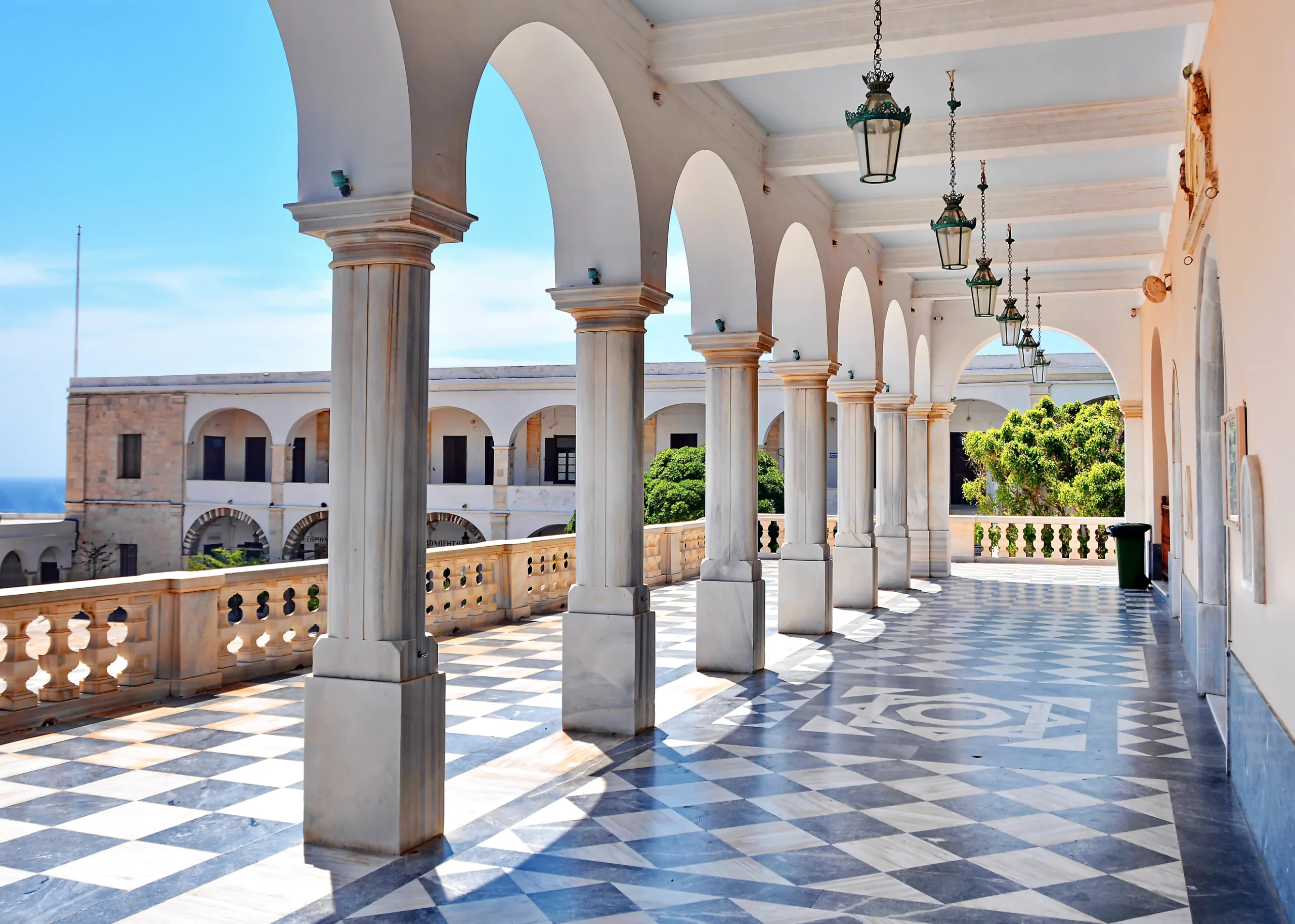 Church of Panagia Evangelistria at Tinos island in Greece.