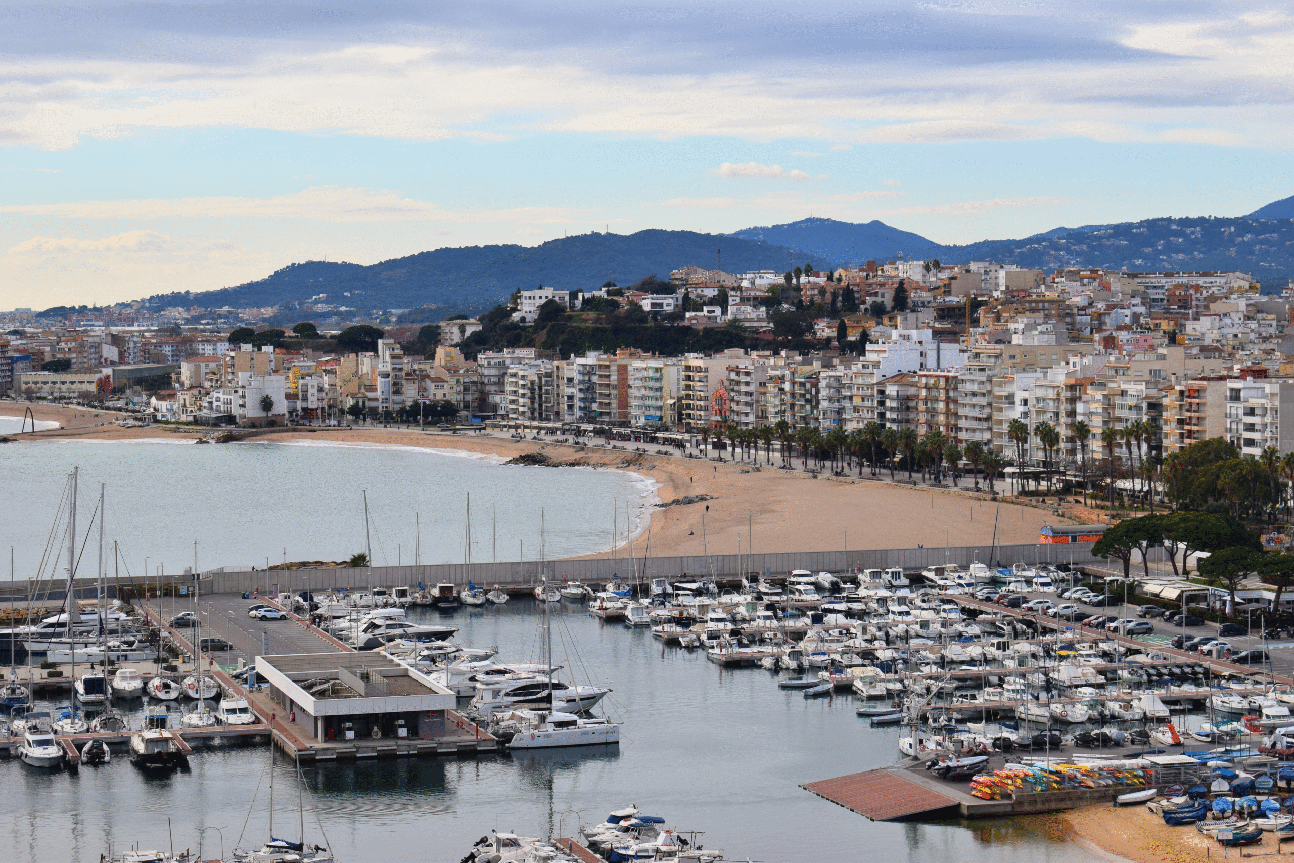 aerial of Blanes