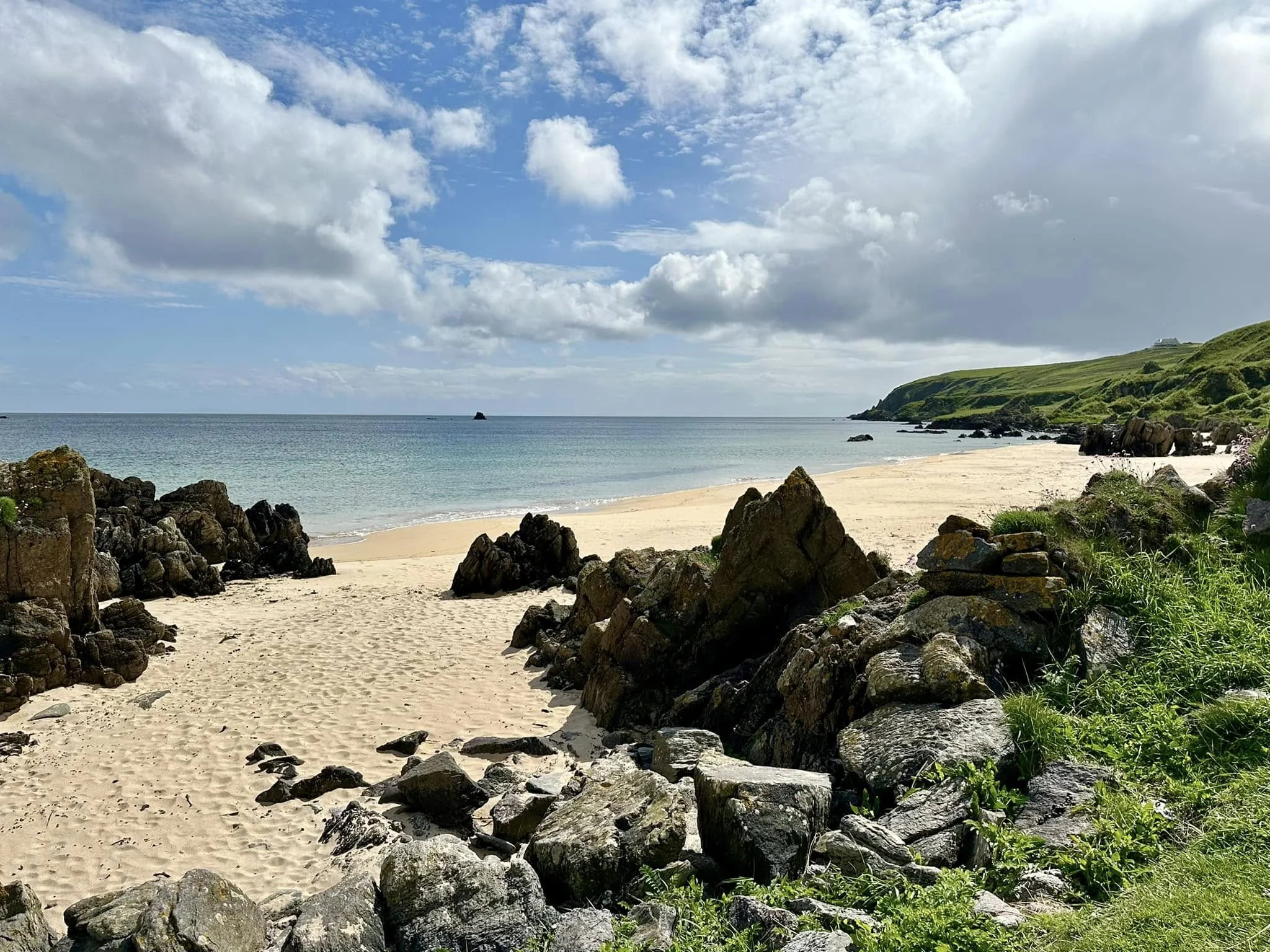 Scotland beach on Isle of Islay.