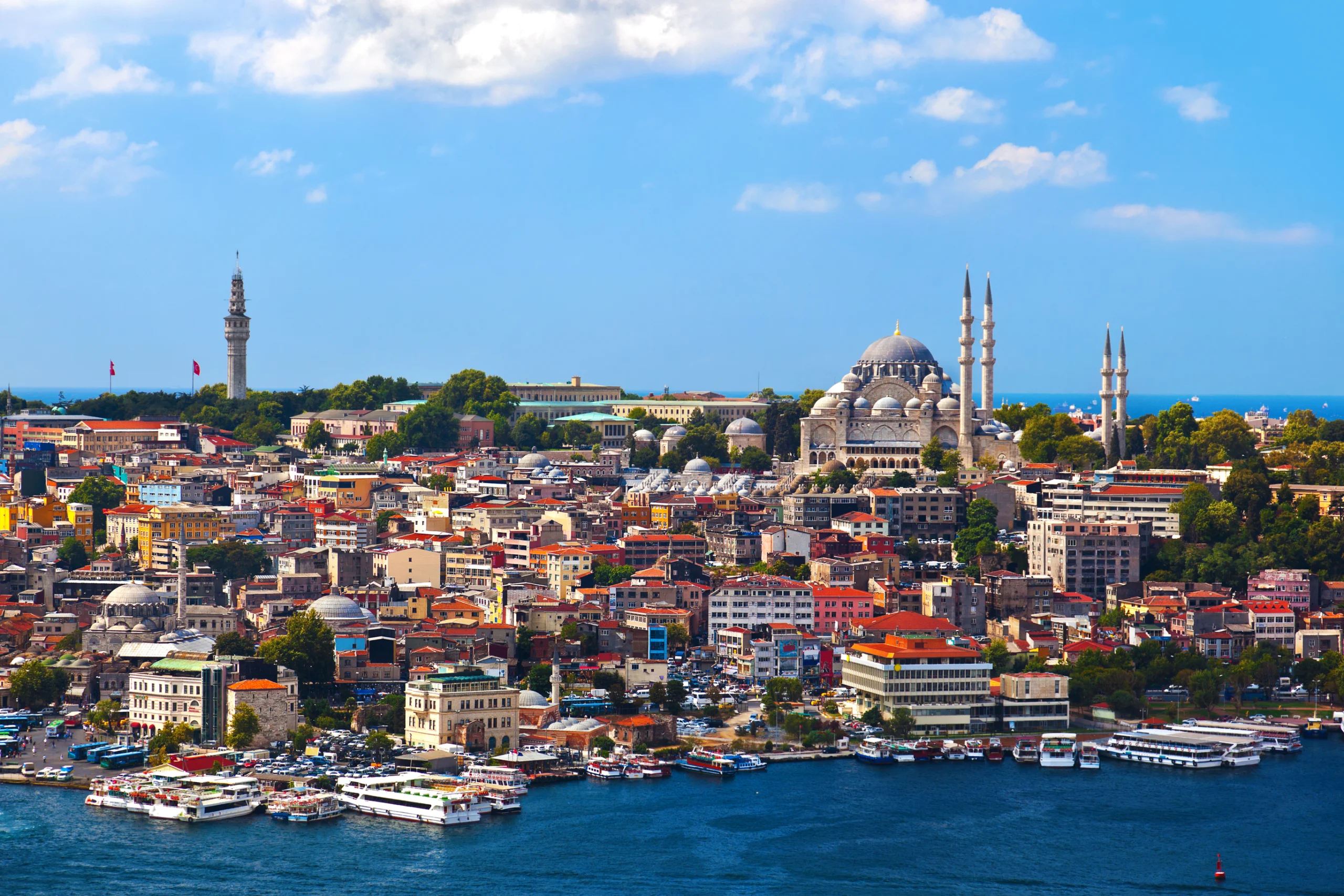 Istanbul Turkey view.