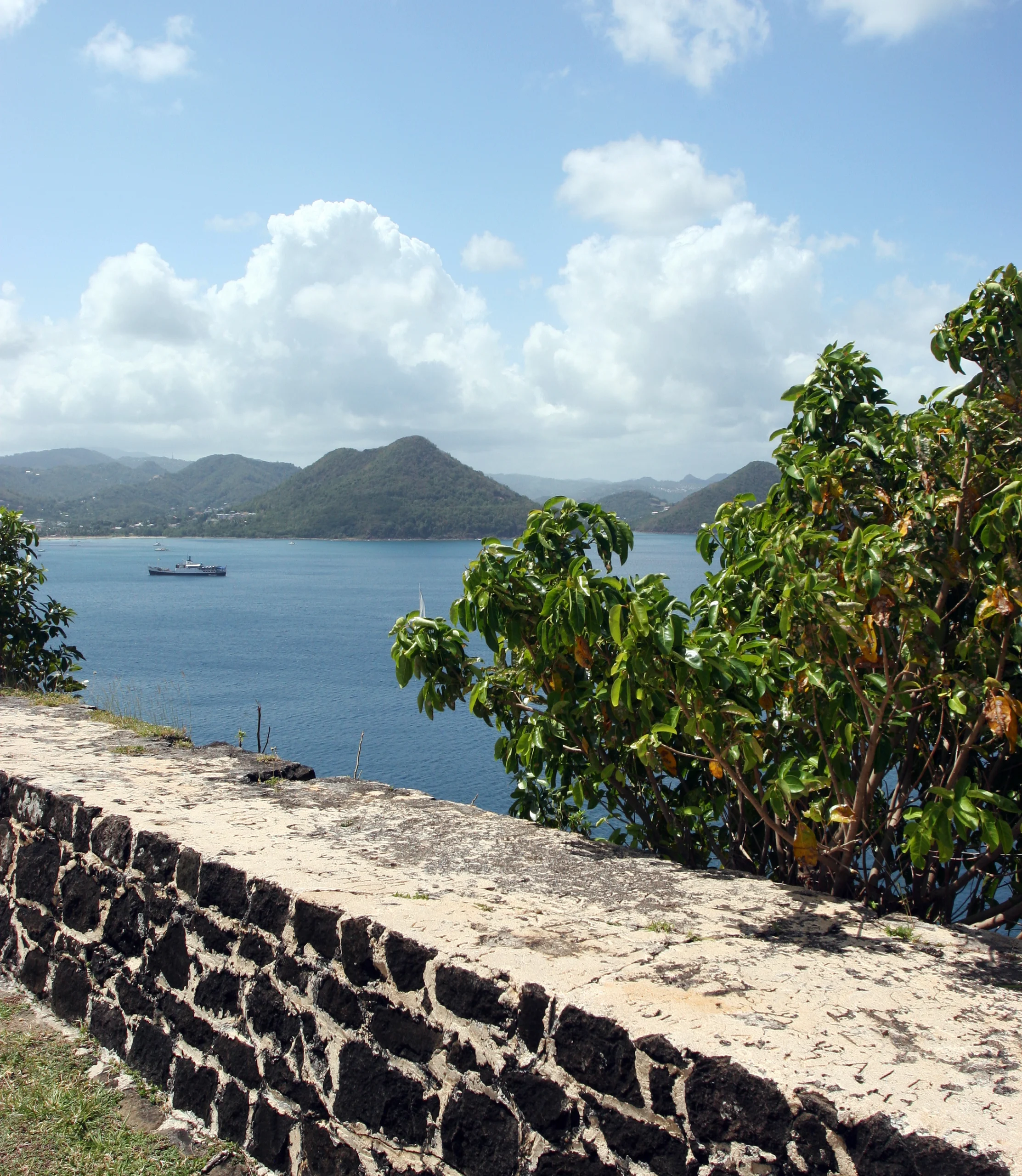 Rodney Bay on the island of St. Lucia in the Caribbean.