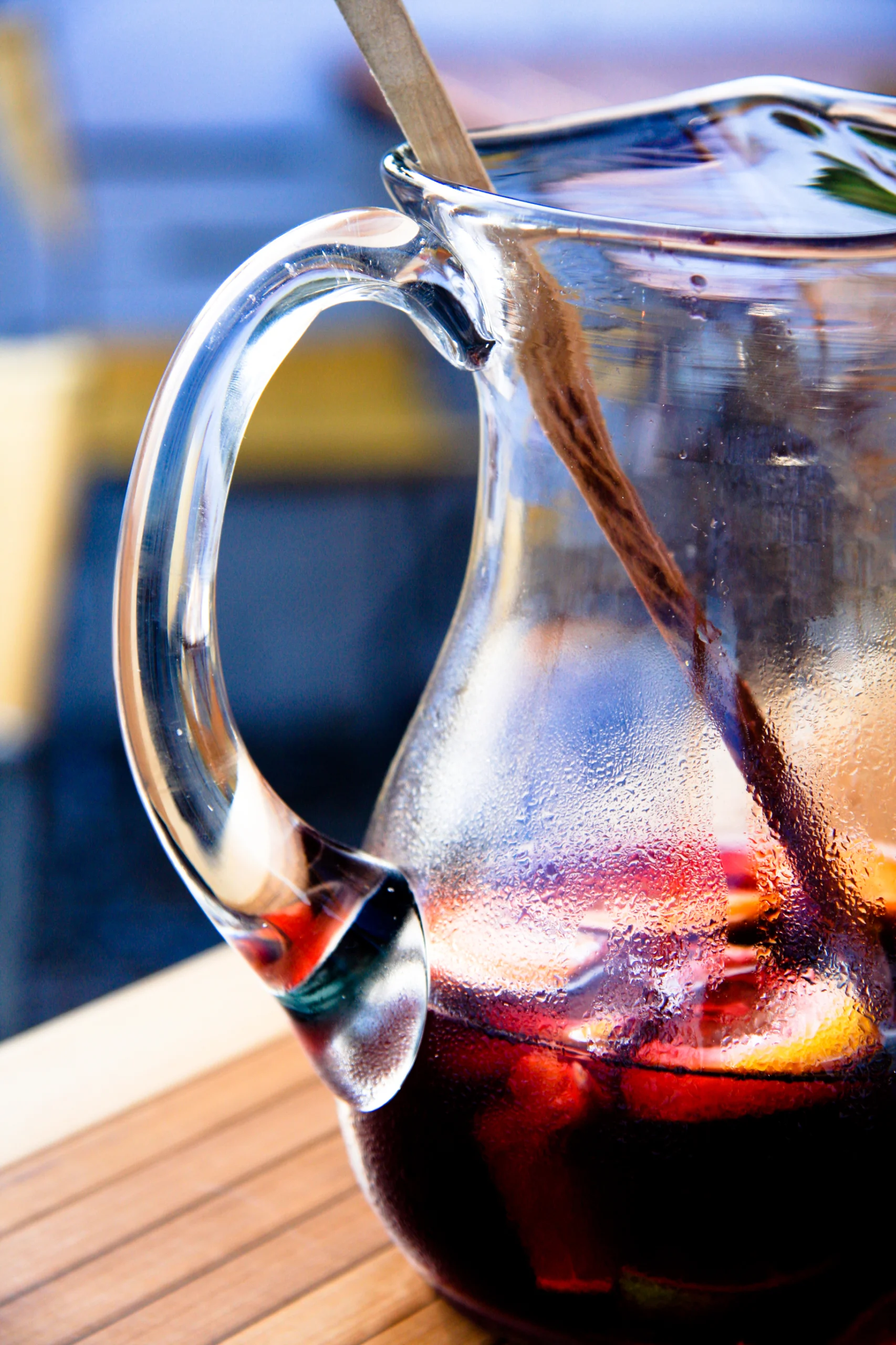 Jug of Sangria in Barcelona.