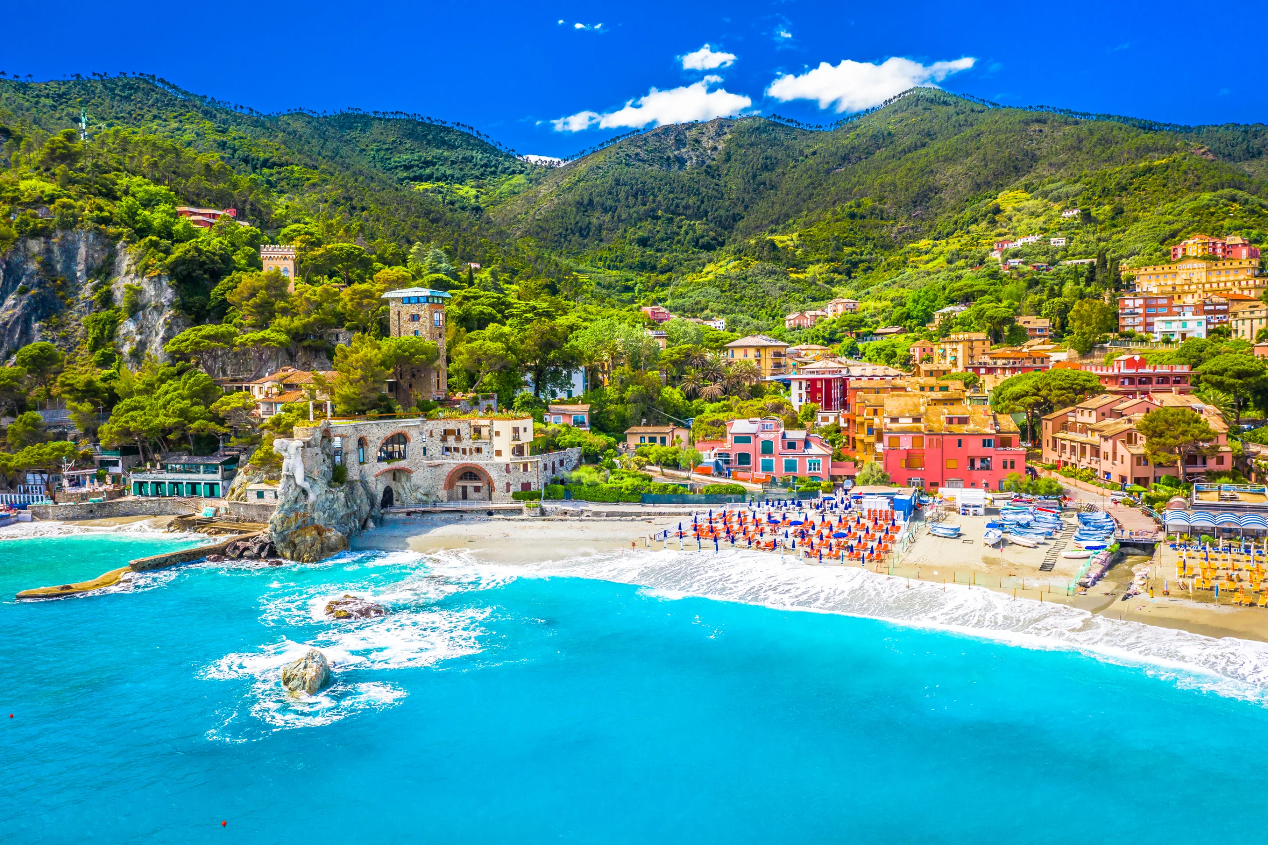 Scenic View of Monterosso al Mare, Cinque Terre, Italy