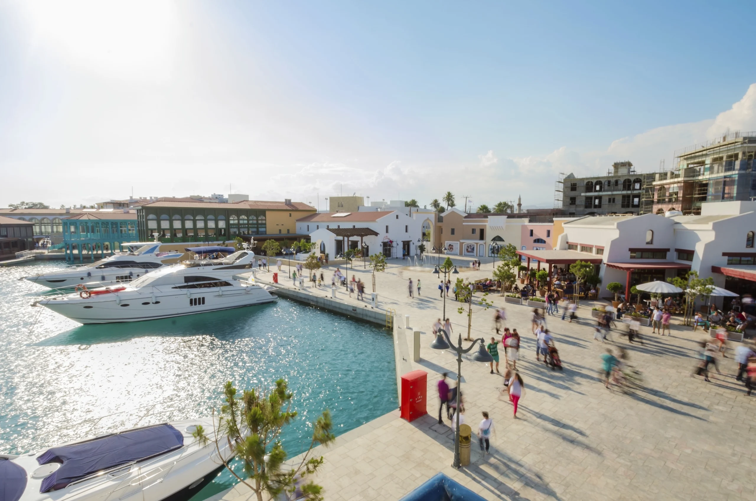 The beautiful Marina in Limassol city in Cyprus