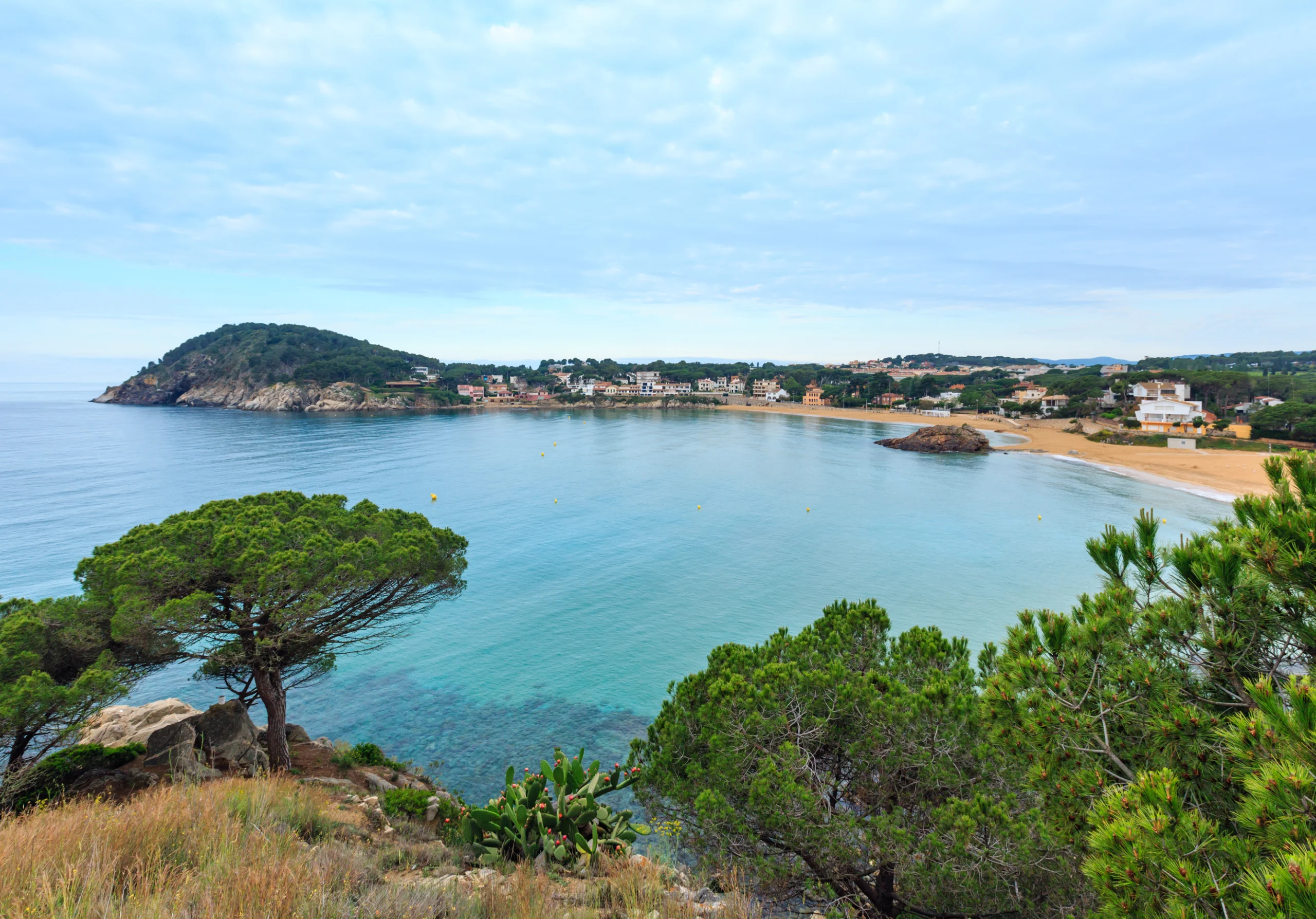 Summer La Fosca beach, Palamos, Spain