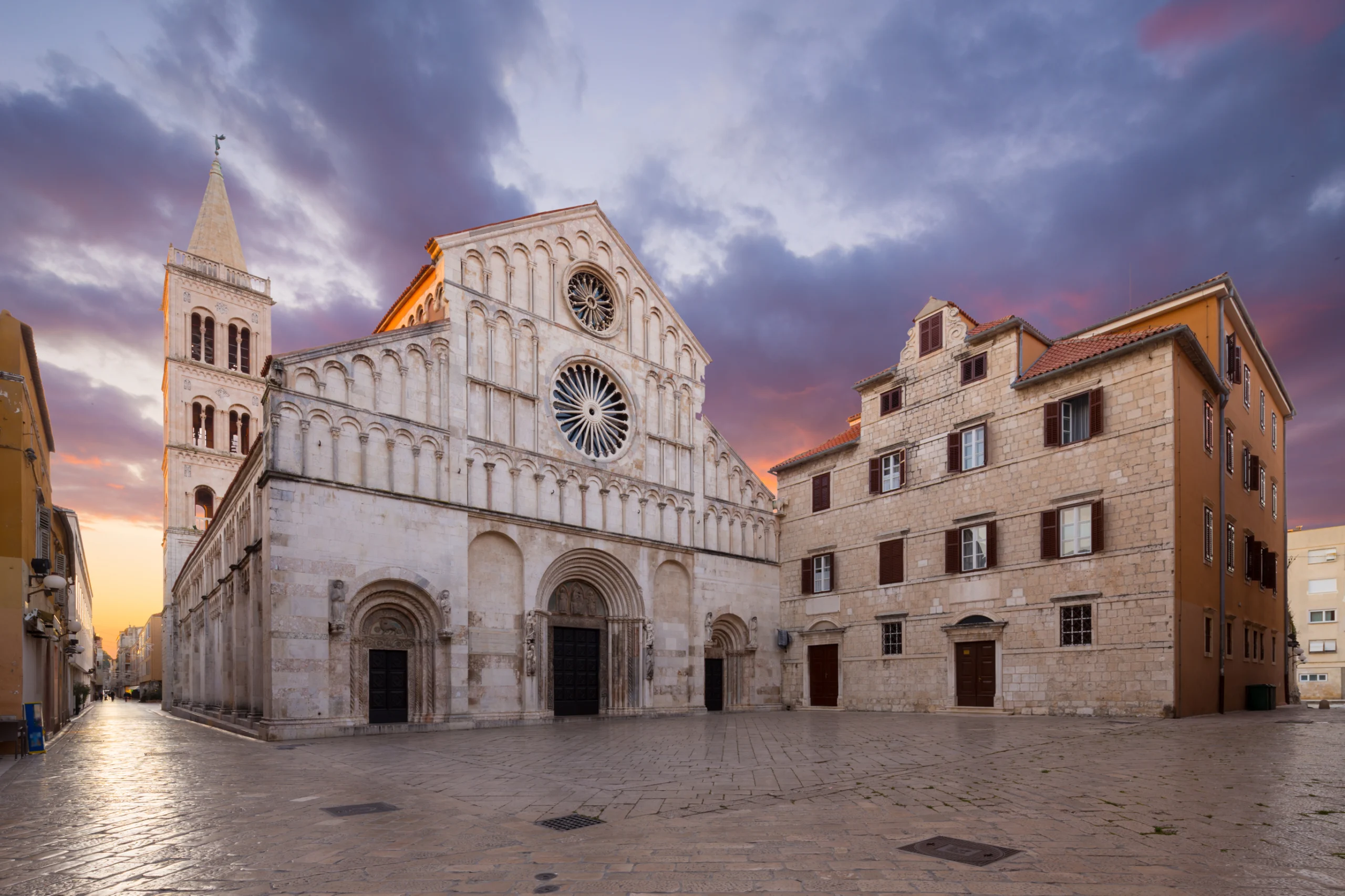 St. Anastasia cathedral in Zadar, Croatia