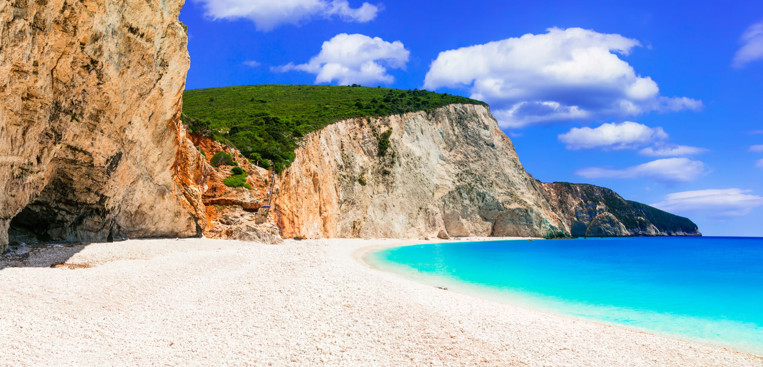 Porto Katsiki in Lefkada island. Beautiful Porto Katsiki beach,Lefkada island,Greece.