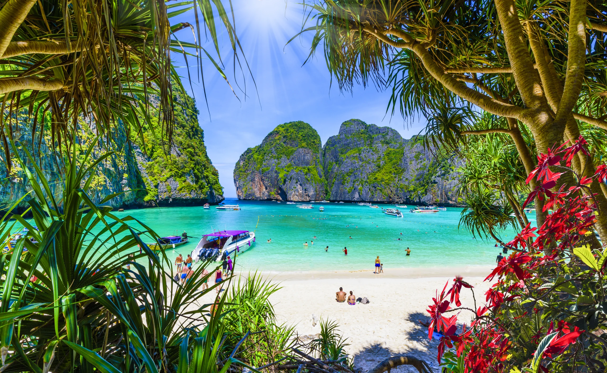 Amazing Maya beach on Phi Phi Islands, Thailand
