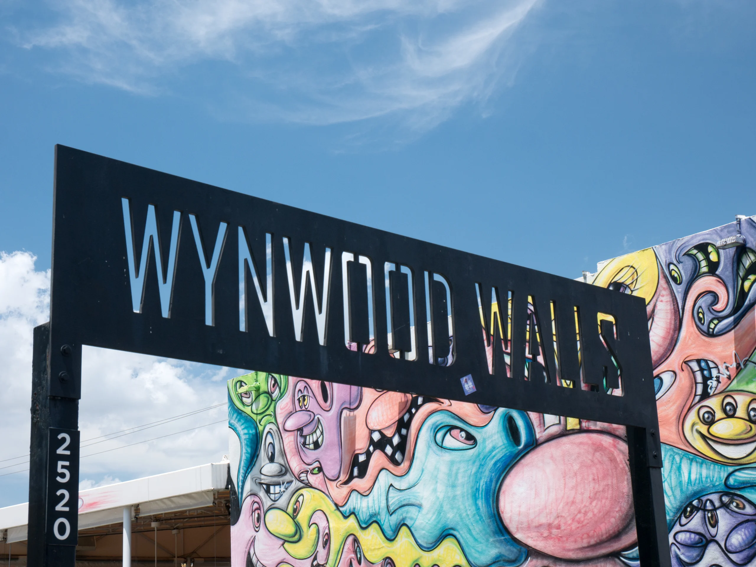 Art Murals at Wynwood. Wynwood is a neighborhood in Miami Florida.