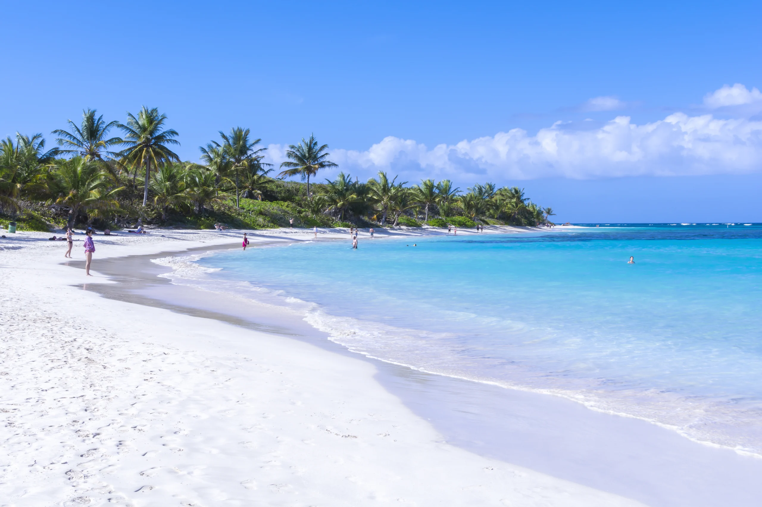 Flamenco Beach, on the island of Culebra, Puerto Rico