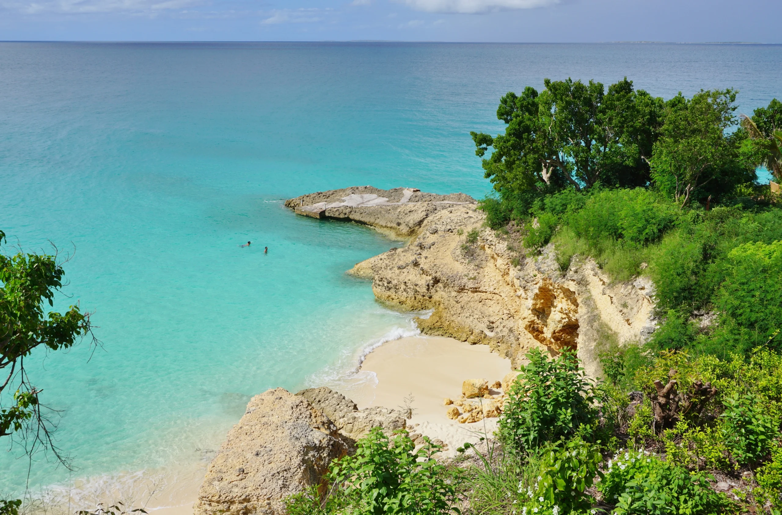 Beautiful Meads Bay beach in Anguilla