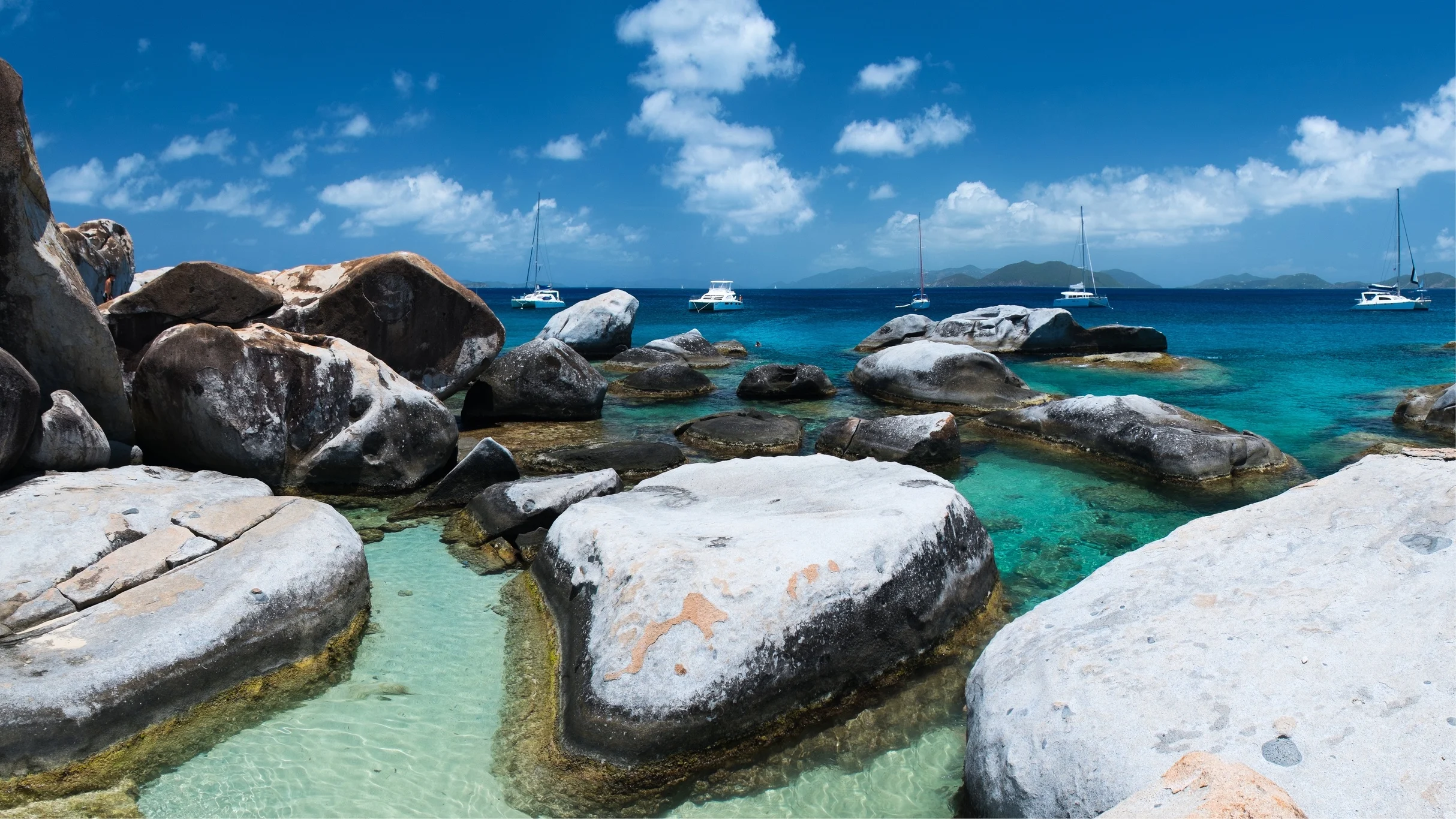 Baths beach area, British Virgin Islands, Caribbean