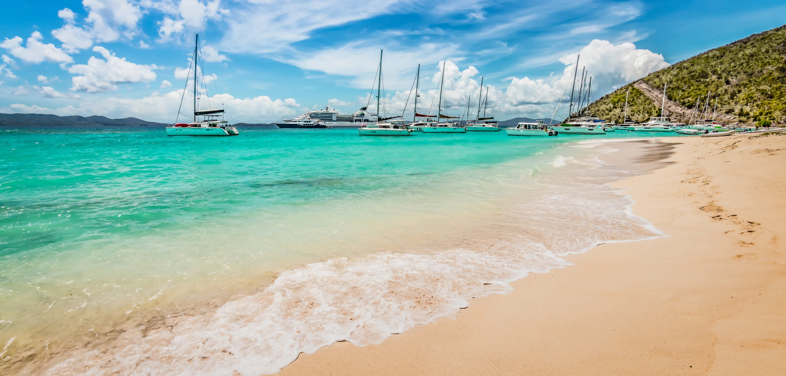 White bay beach, Jost van Dyke, British Virgin Islands