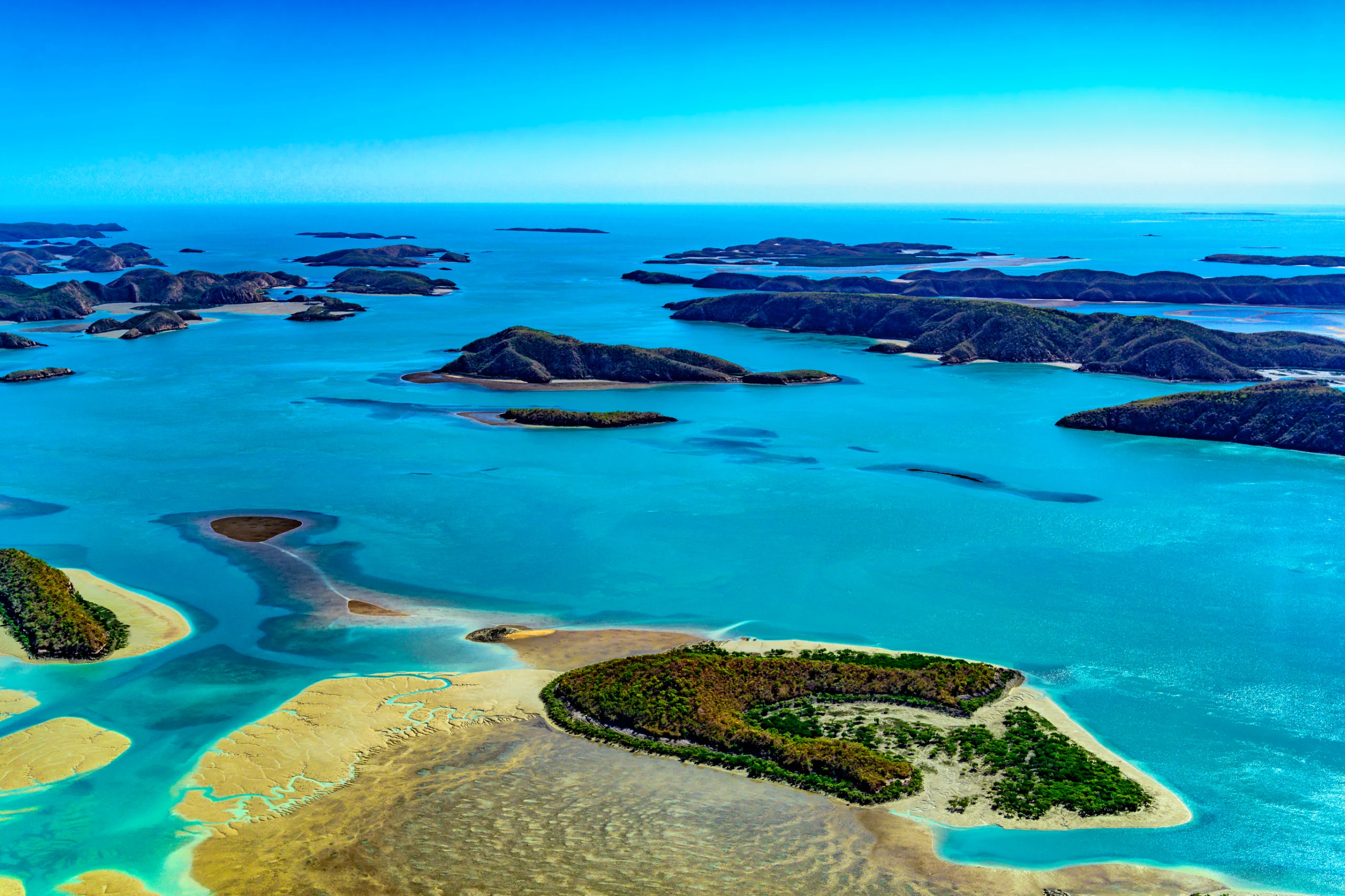 islands in the far north of the Kimberley Region of Western Australia