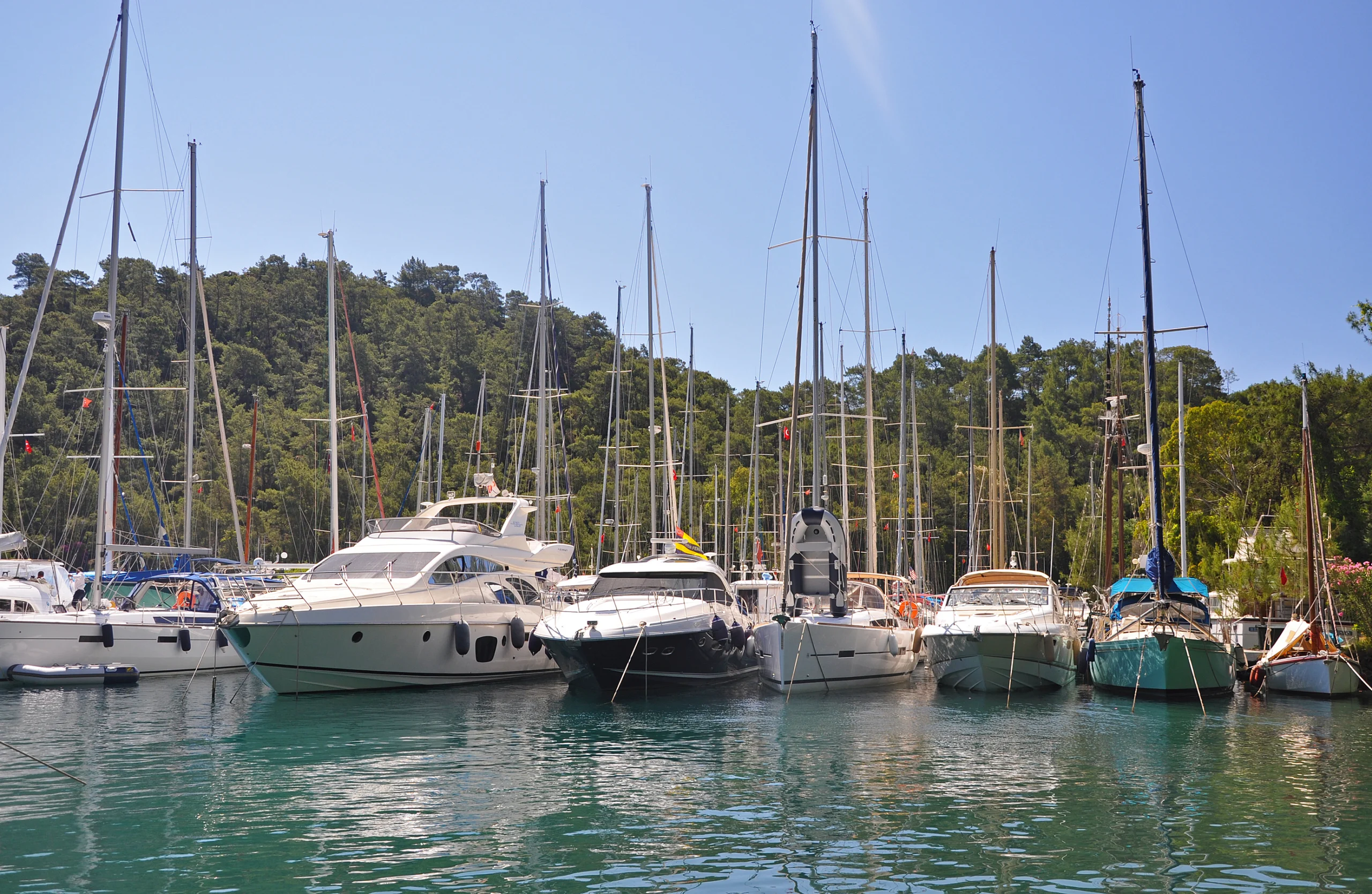 Göcek marina, Turkey