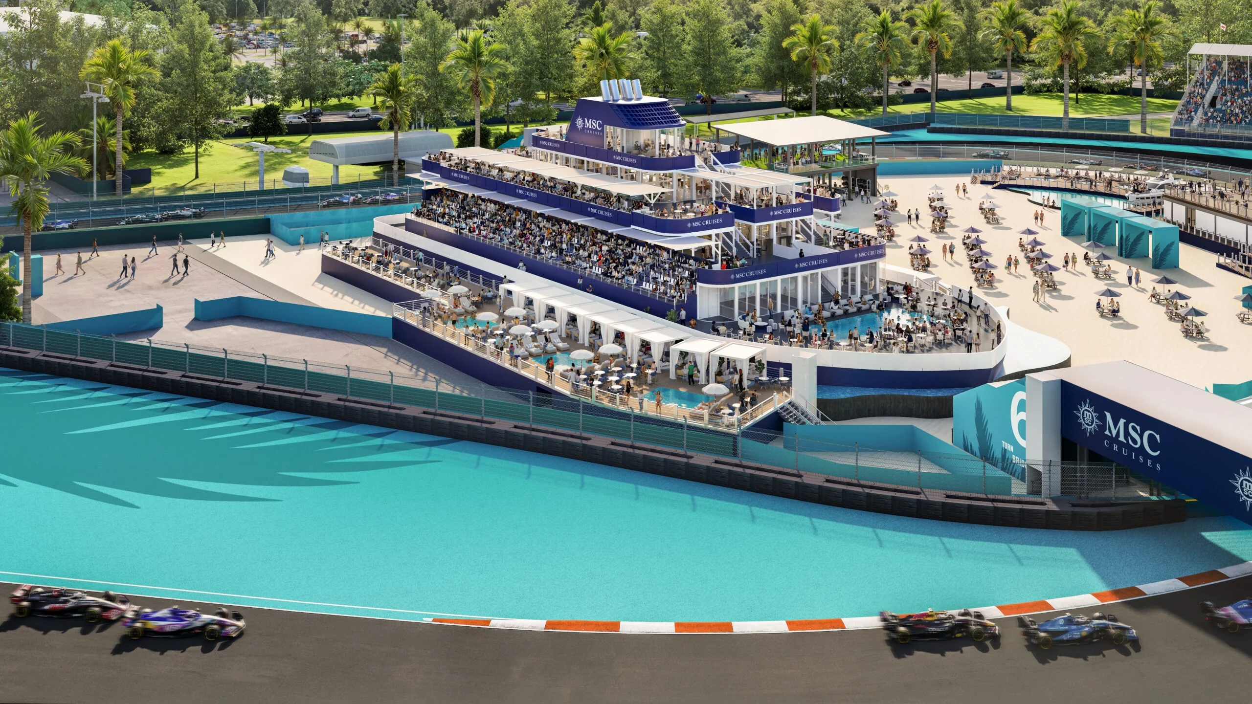 Inside the $95K Superyacht-Style Experience Coming to the 2026 Miami Grand Prix