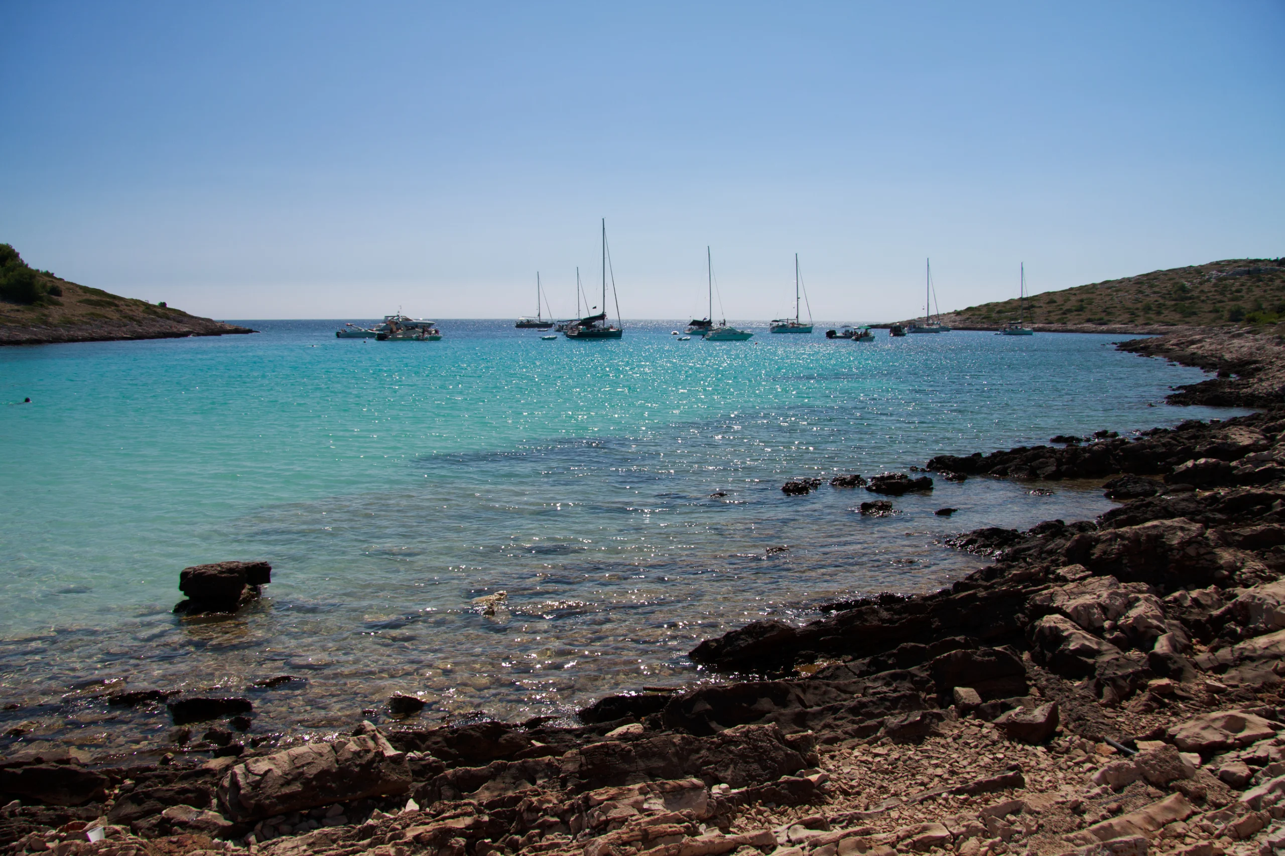Beach in the Kornati islands - Croatia