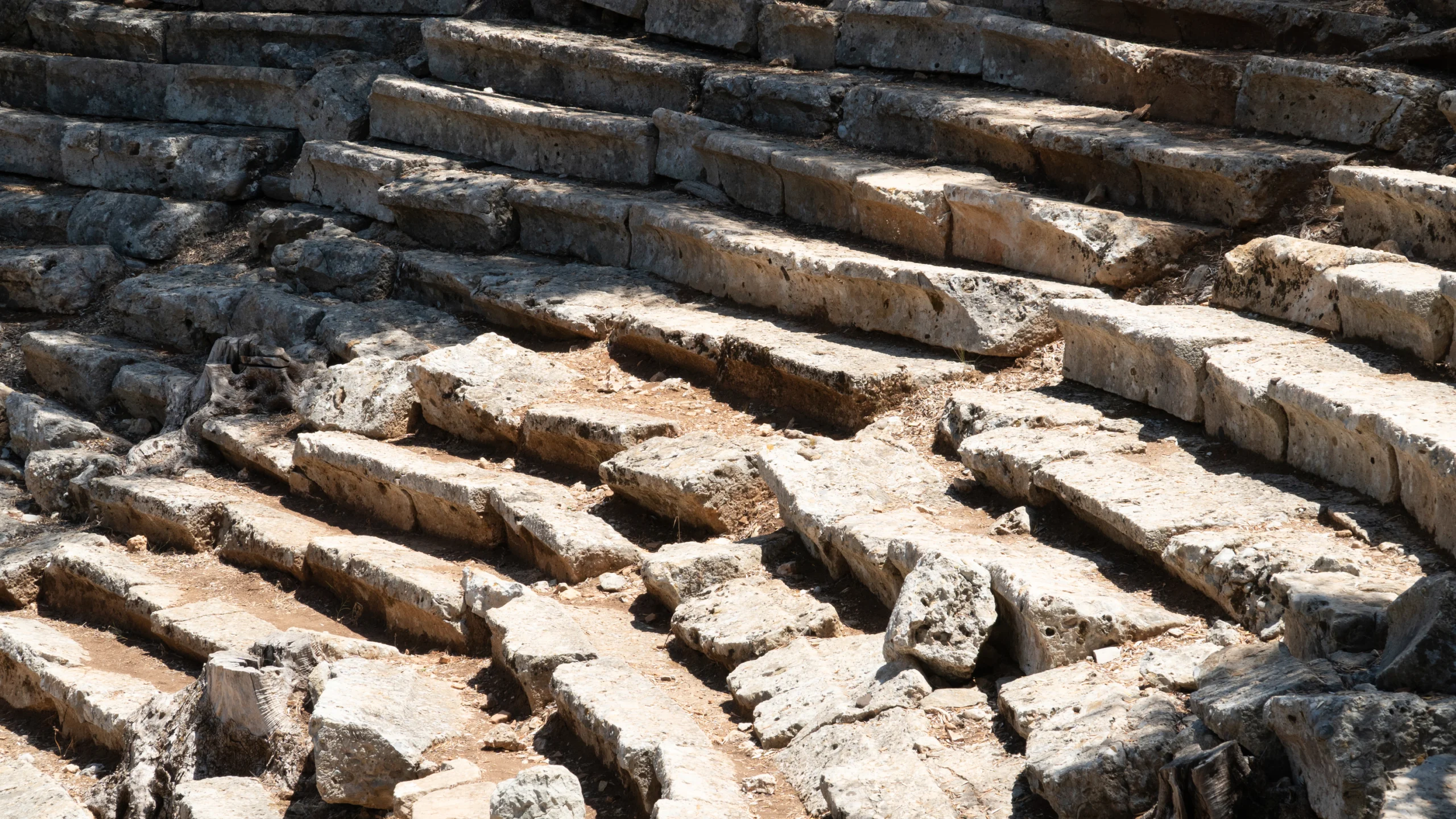 Ancient city of Kedrai in Sedir island, Turkey