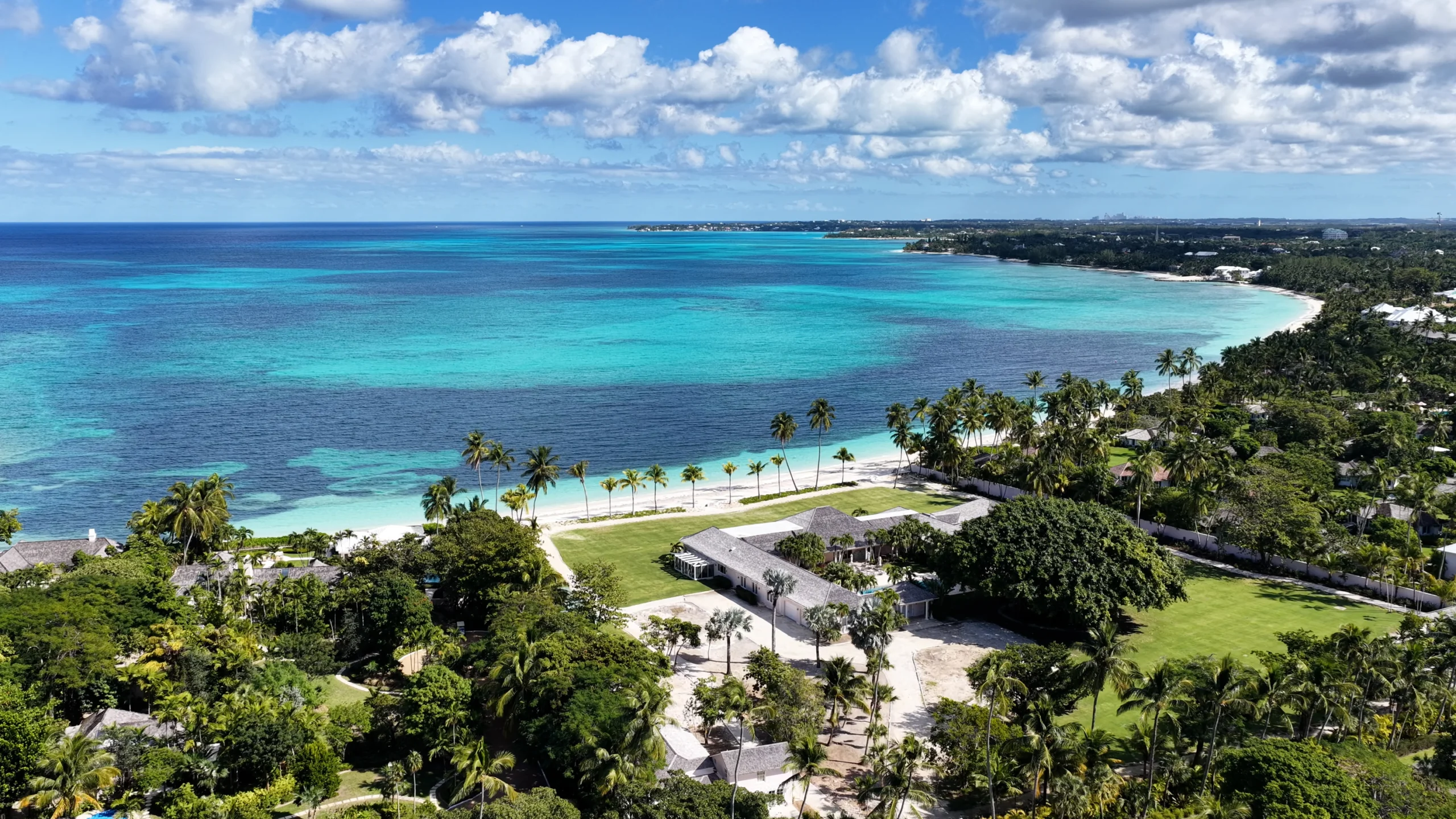 Old Fort Bay At Nassau In New Providence Bahamas
