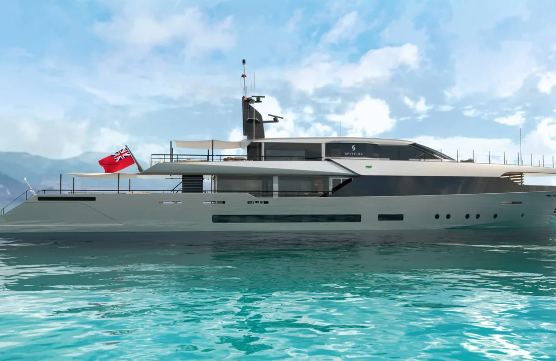 Meet Spitfire: The 166-Foot Superyacht Inspired by a WWII Fighter Plane