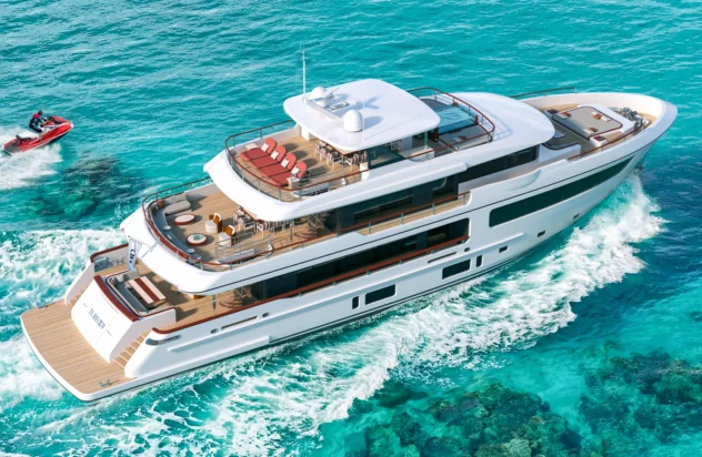 Infinity Hot Tub, Rattan Ceilings, Firepit at Sea: This Superyacht Concept Is Redefining Barefoot Luxury