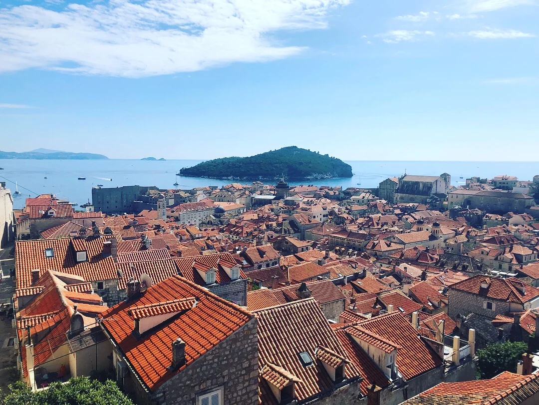 Dubrovnik, overlooking the historic center