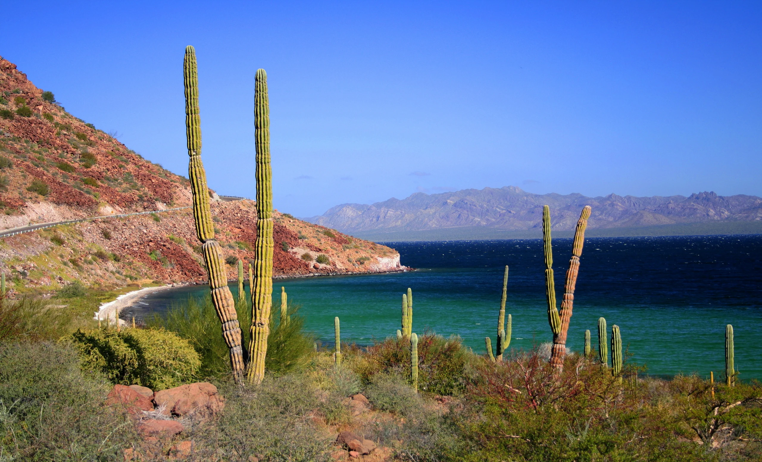 Loreto bays in baja california sur mexico. National marine park loreto bays, baja california sur, mexico.