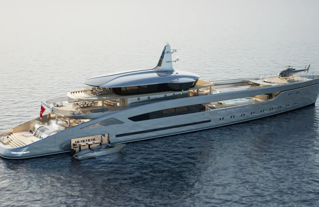 Meet Platea, the 295′ Superyacht Concept With a Deck That Disappears