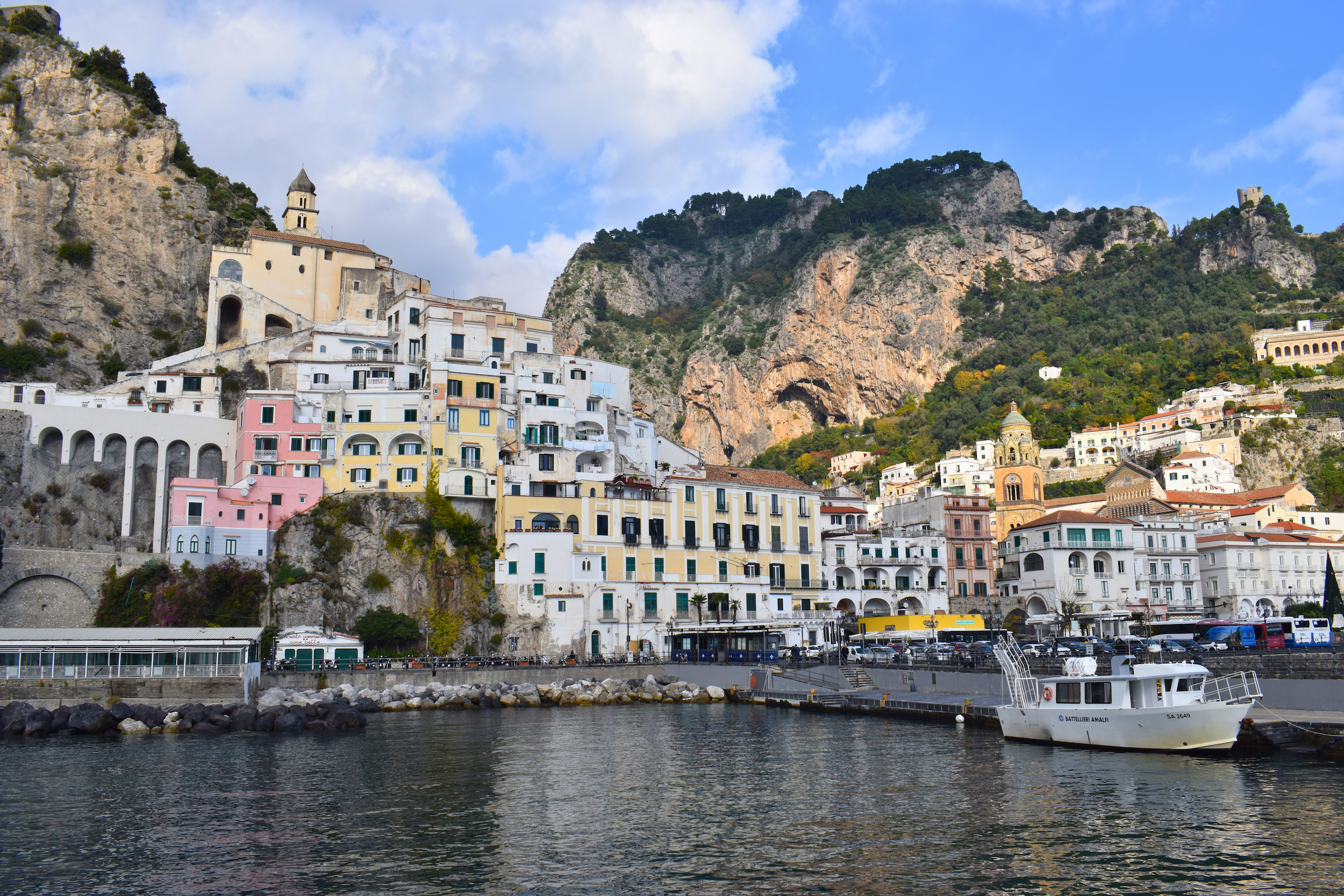 coastal views of Amalfi, Italy