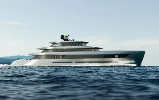 This Sleek 197-Foot Superyacht Concept Has a Private Owner’s Deck — and Design Cues From Japanese Ink Painting