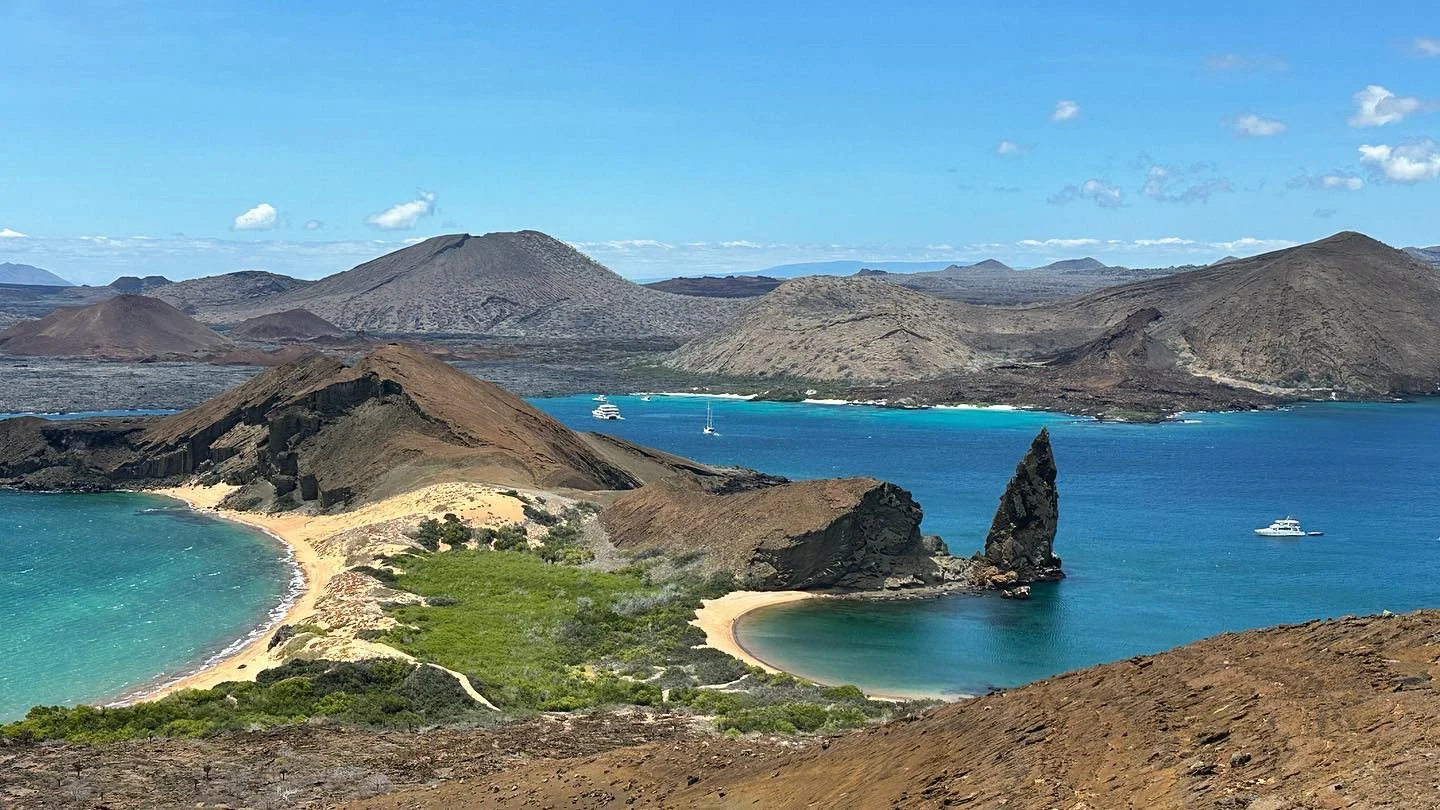 Famous Bartolome Island scene from the top