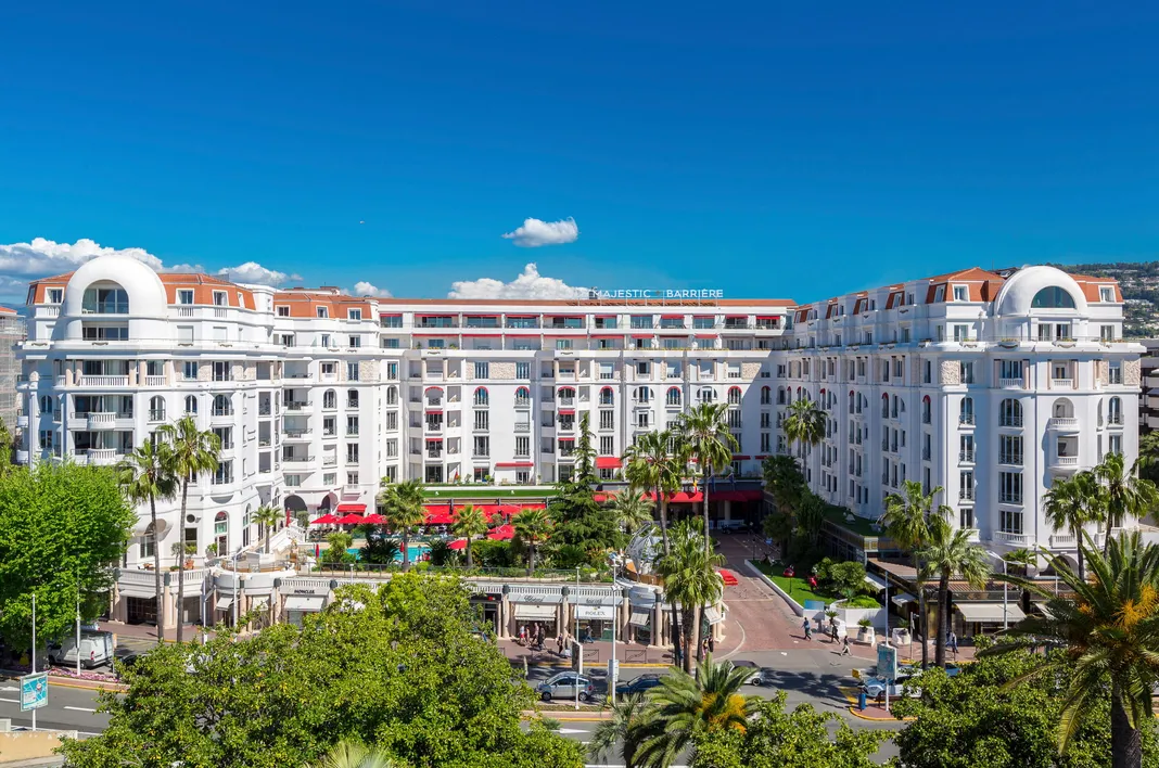 exterior of Hôtel Barrière Le Majestic Cannes