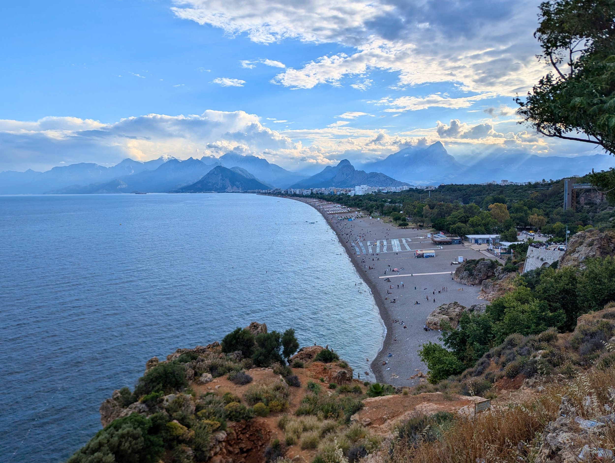 Konyaaltı on the coast of Turkey