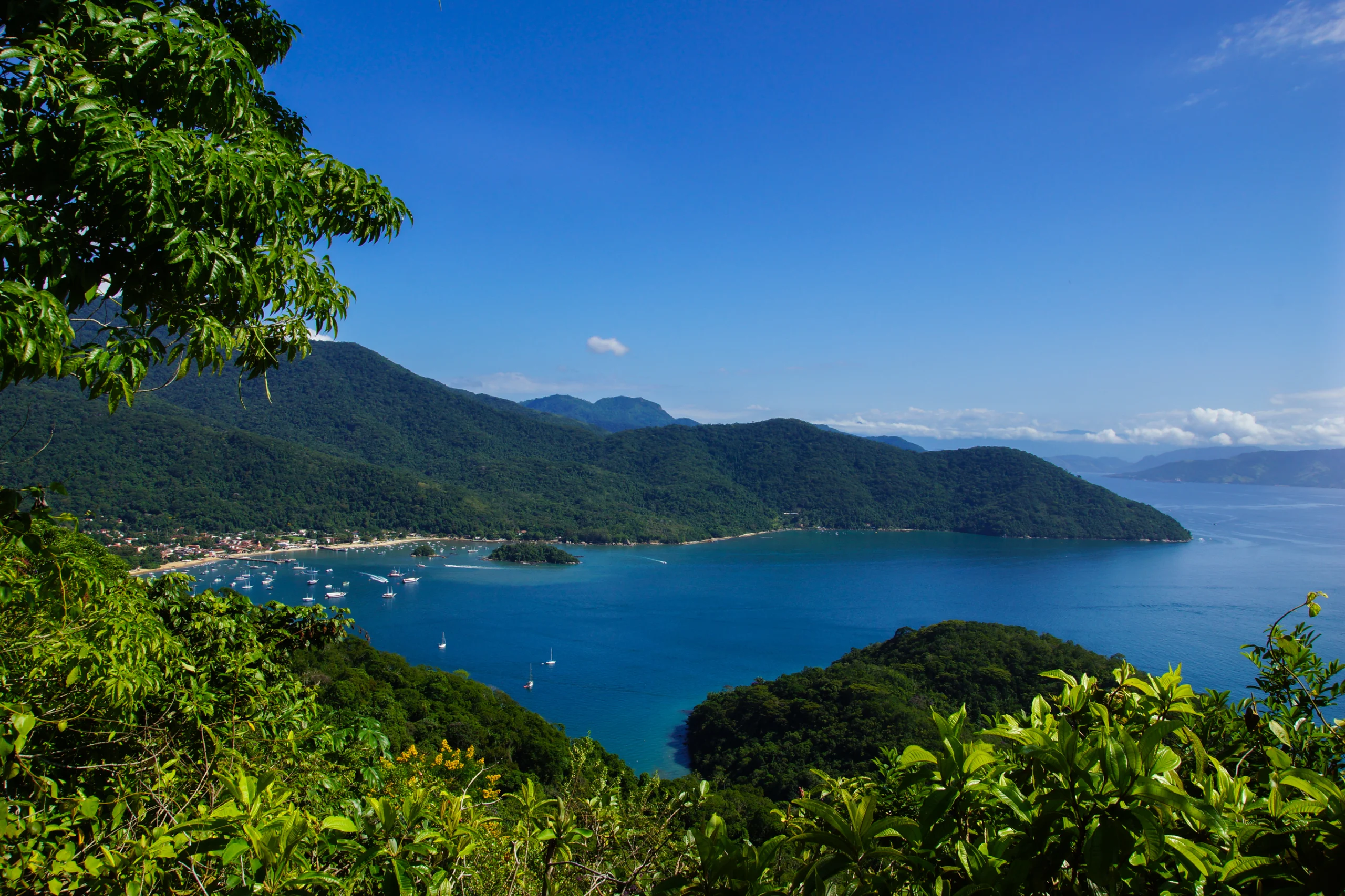 A beautiful bay on the island of Ilha Grande, Brazil