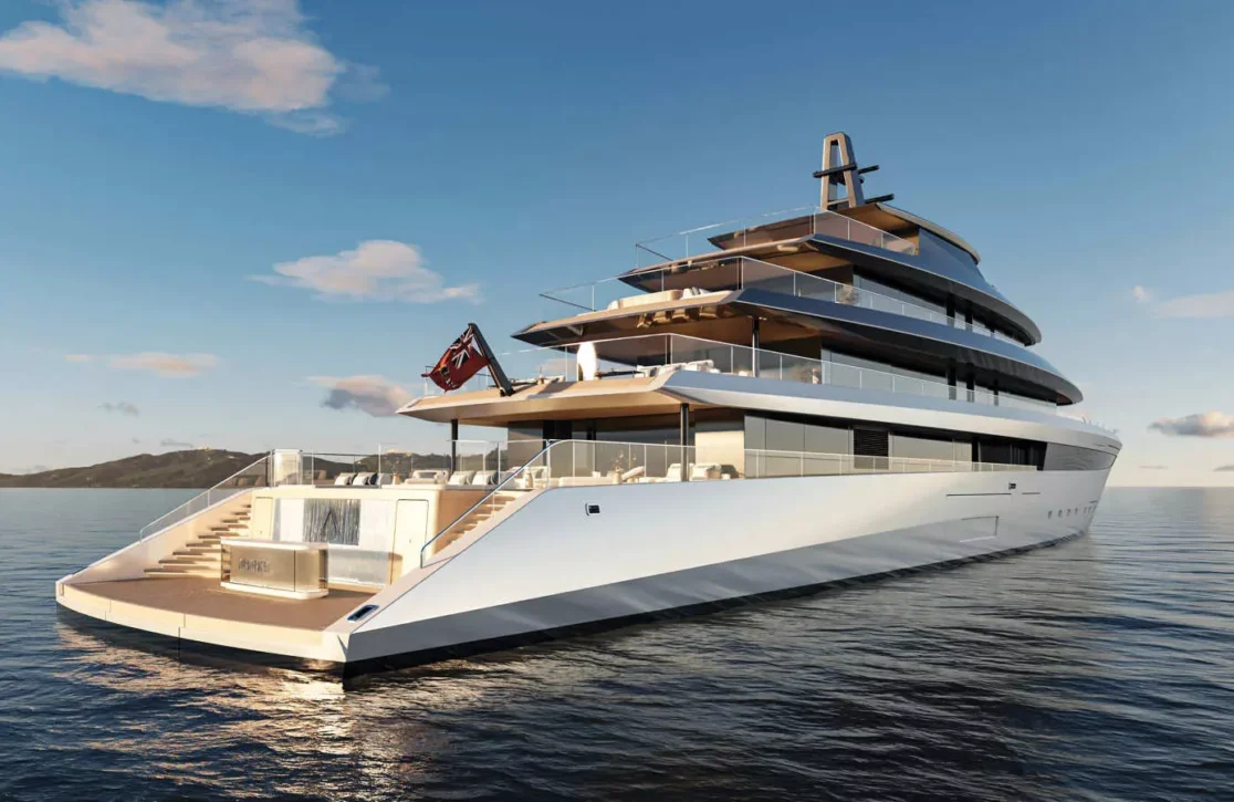 The 237′ Superyacht With a Hyperbaric Chamber, Snow Shower, and Silent Mode