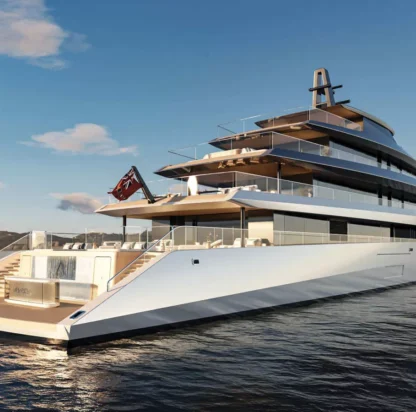 The 237′ Superyacht With a Hyperbaric Chamber, Snow Shower, and Silent Mode