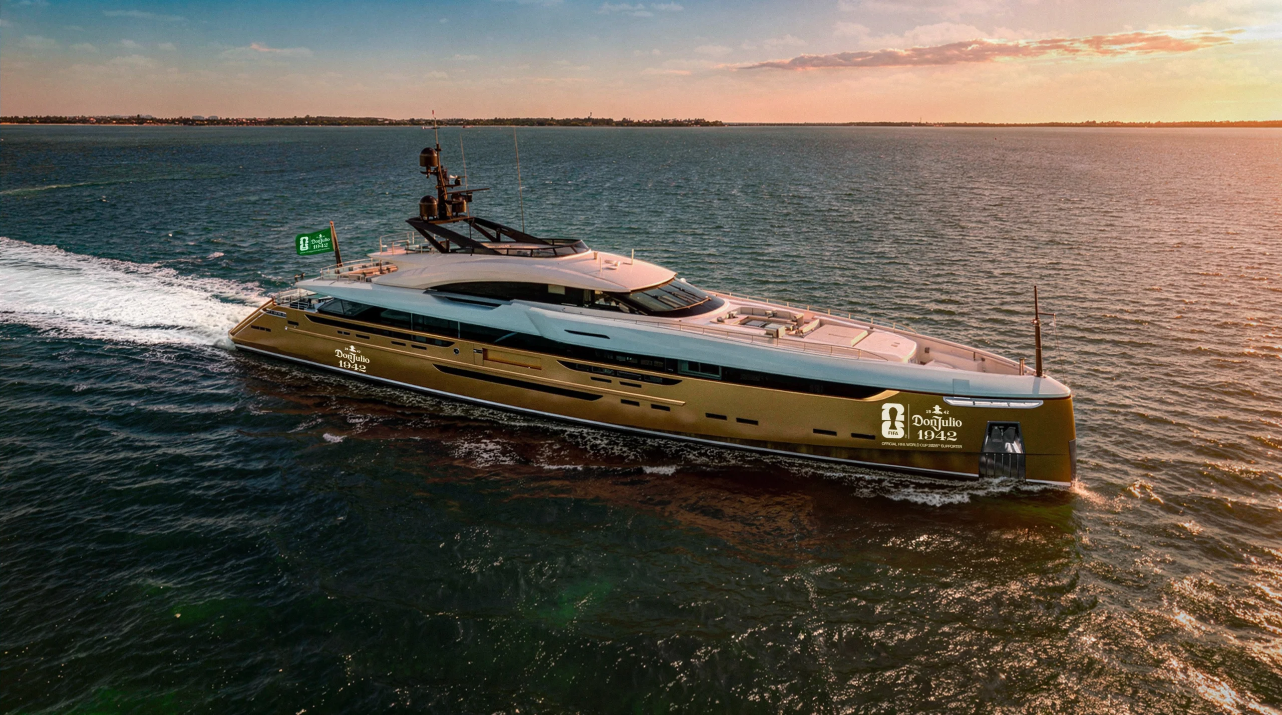 Don Julio Just Docked a 200-Foot Superyacht in Manhattan for the World Cup Final