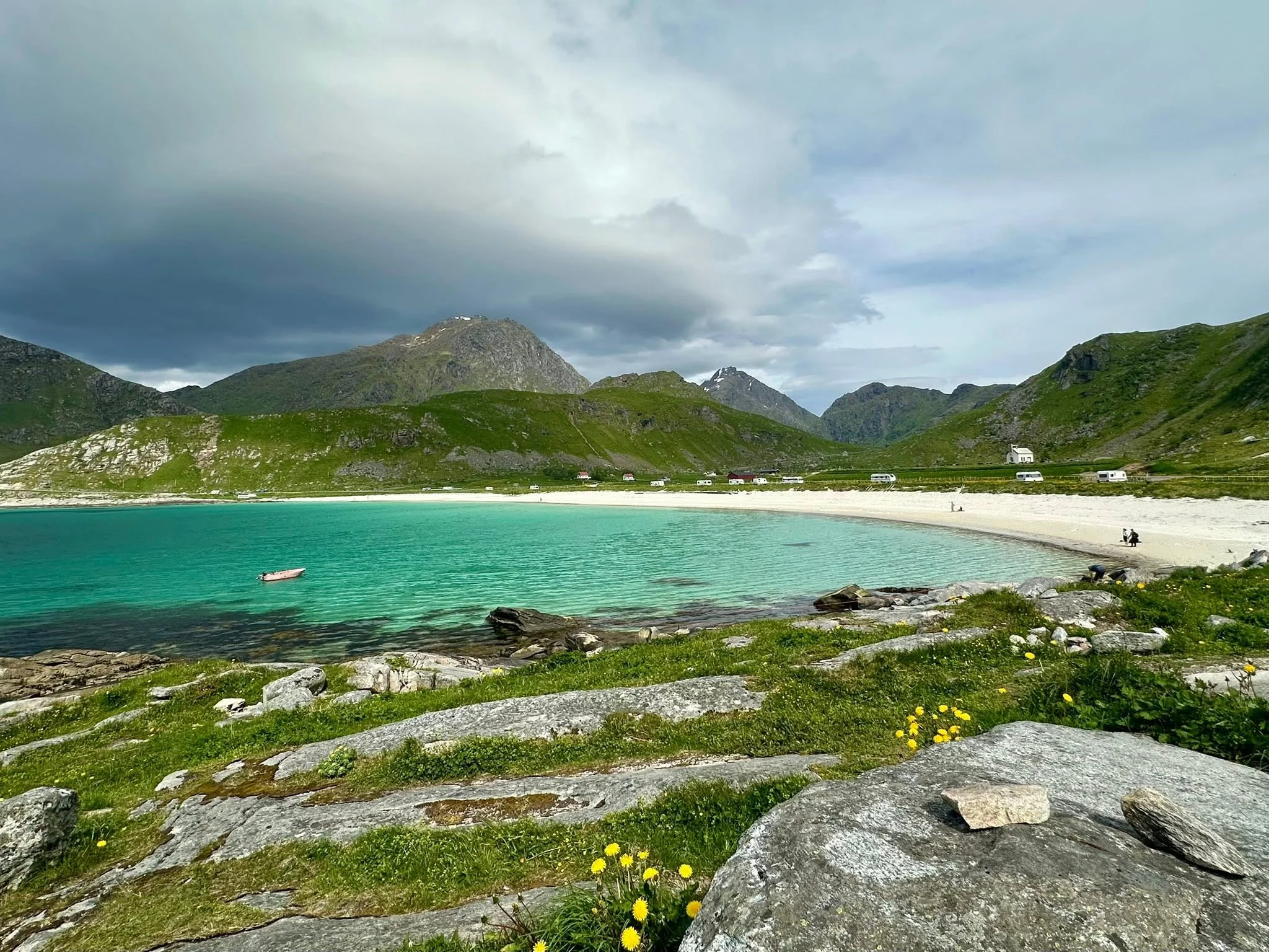 Haukland Beach Lofoten Islands