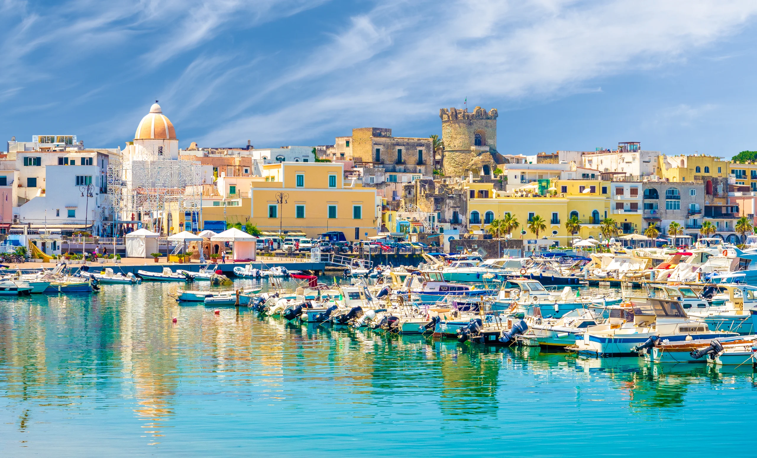 Forio landscape, Ischia. Landscape with Forio, Ischia island, Italy