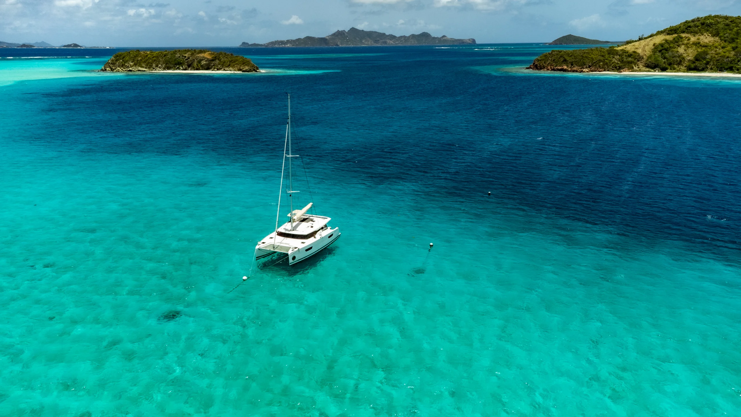 Sailing in the grenadines