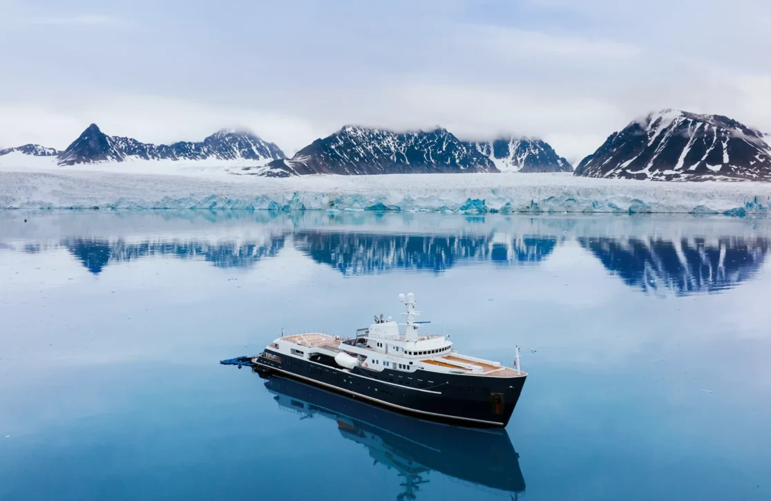 This New Superyacht Carries Just 30 Guests To The Arctic And Africa